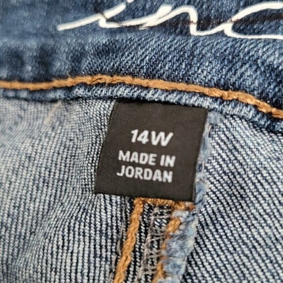 Inc Embellished Skinny Tapered Leg Ankle Jean 14W - Picture 9 of 14